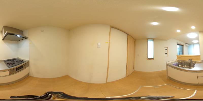 パノラマ画像キッチン