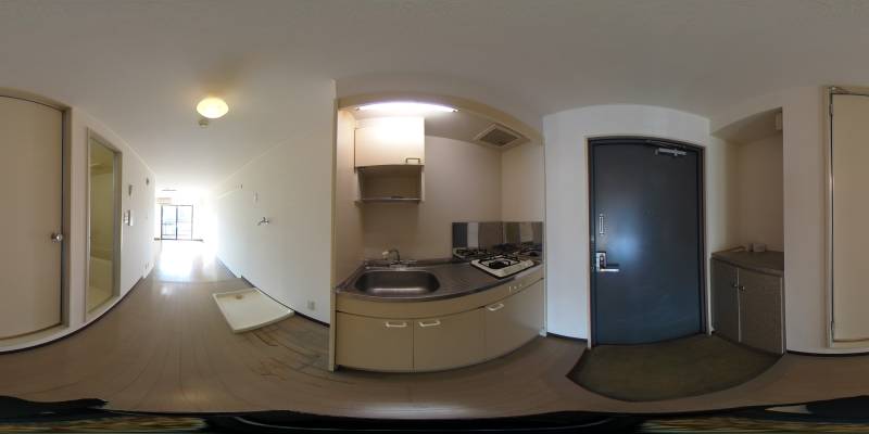 パノラマ画像キッチン