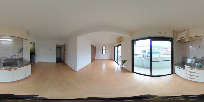 パノラマ画像キッチン