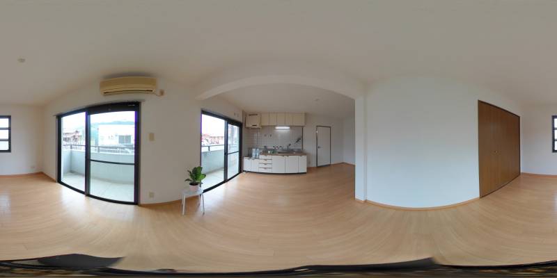 パノラマ画像リビング