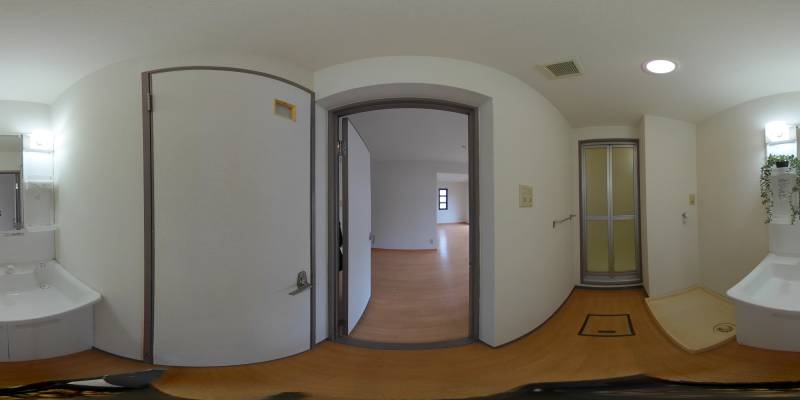 パノラマ画像洗面所