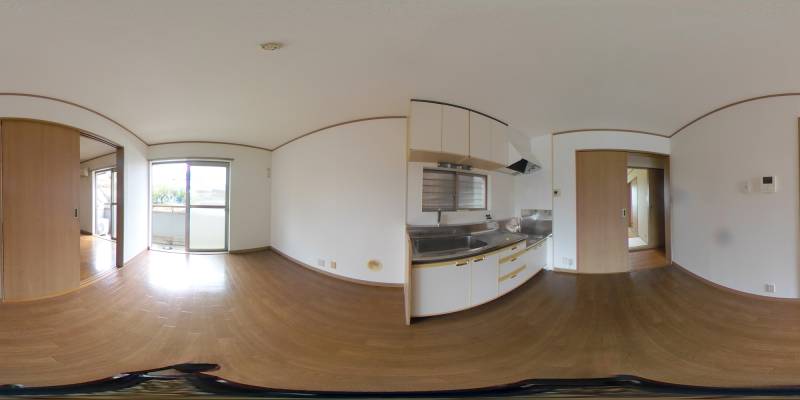 パノラマ画像キッチン