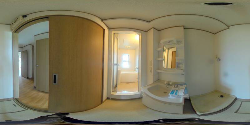 パノラマ画像洗面所