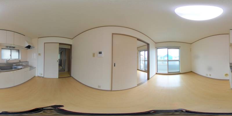 パノラマ画像キッチン