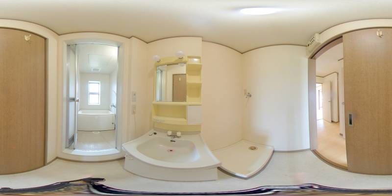 パノラマ画像洗面所