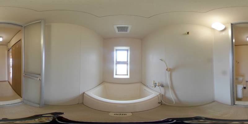 パノラマ画像バスルーム