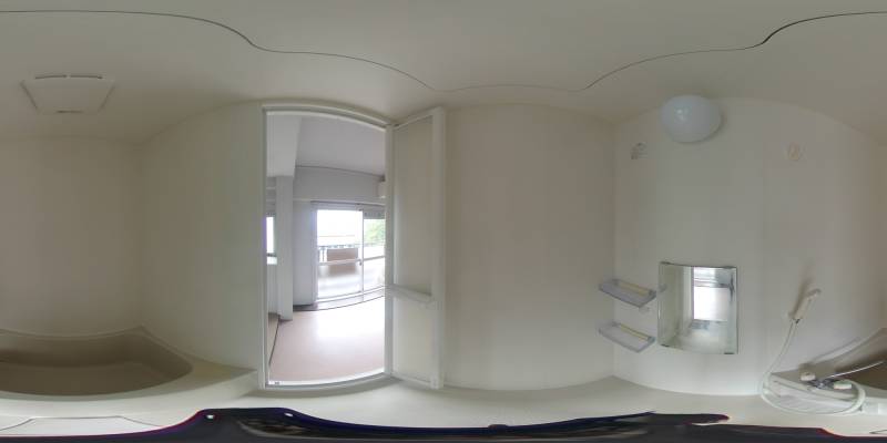 パノラマ画像バスルーム