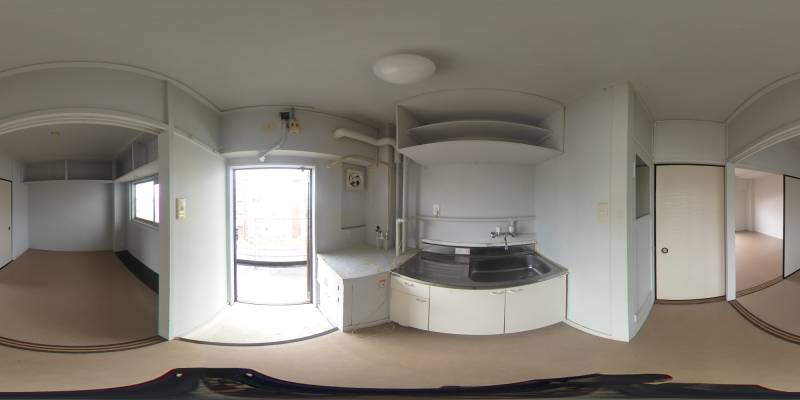 パノラマ画像キッチン