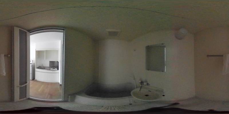 パノラマ画像バスルーム