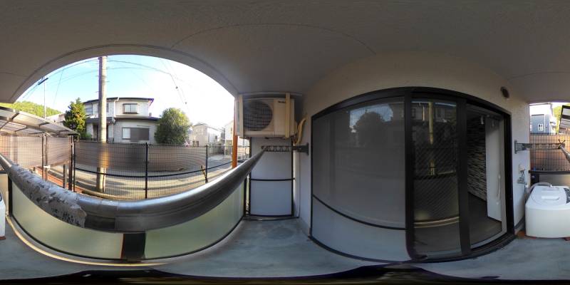 パノラマ画像バルコニー