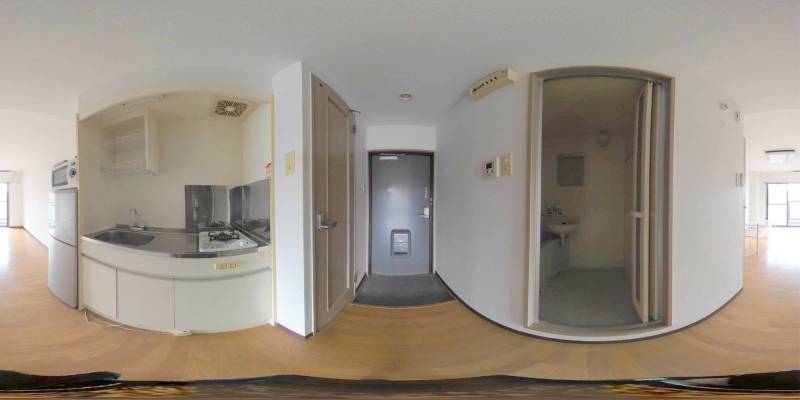 パノラマ画像キッチン