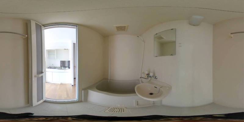 パノラマ画像バスルーム