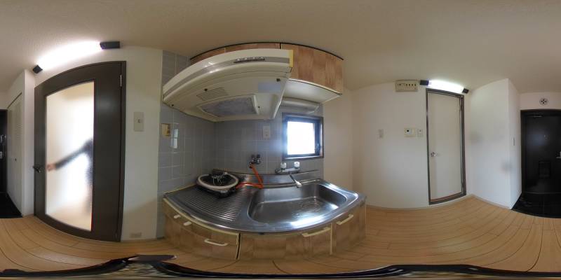 パノラマ画像キッチン