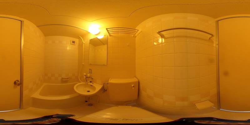 パノラマ画像バスルーム