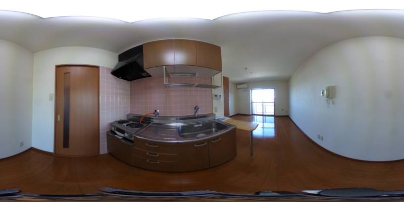 パノラマ画像キッチン
