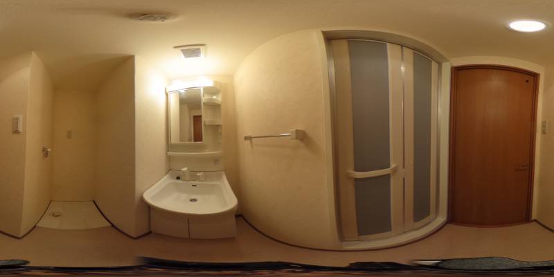 パノラマ画像洗面所