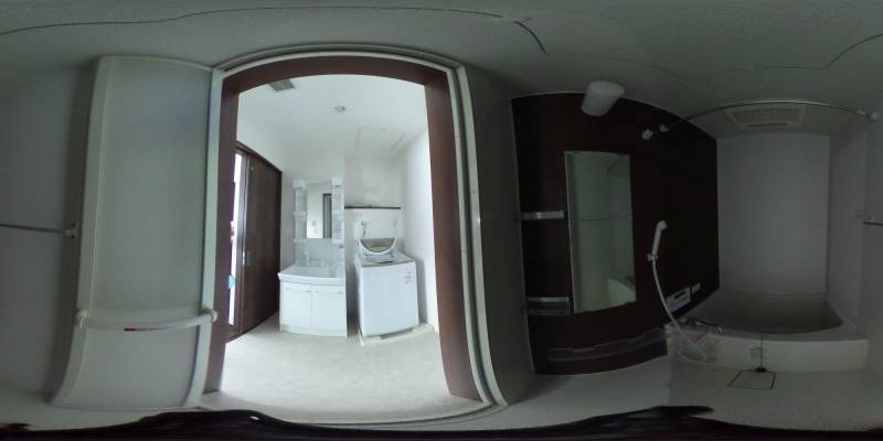 パノラマ画像バスルーム