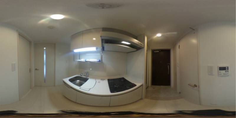 パノラマ画像キッチン