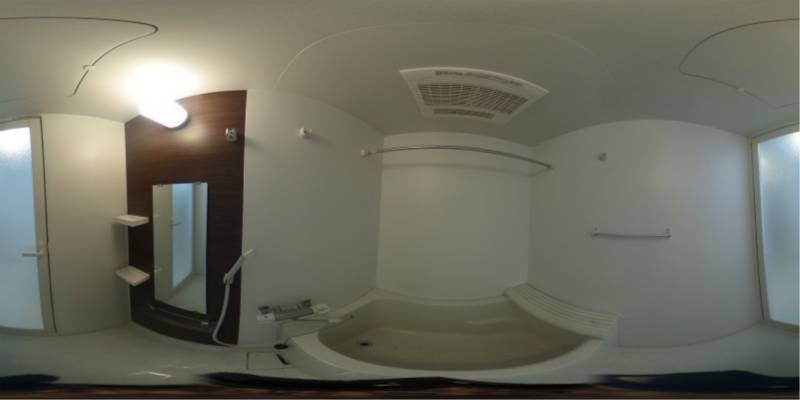パノラマ画像バスルーム