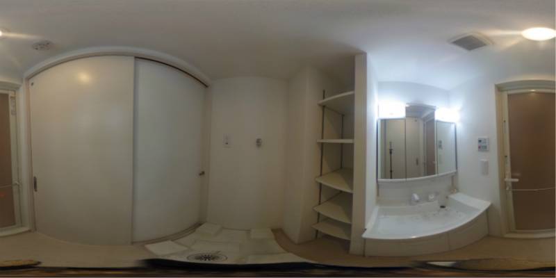 パノラマ画像洗面所