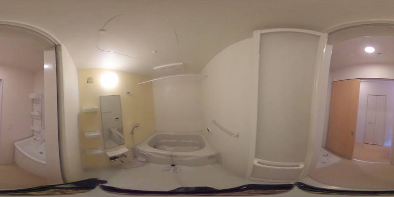 パノラマ画像バスルーム