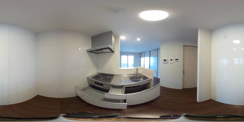 パノラマ画像キッチン