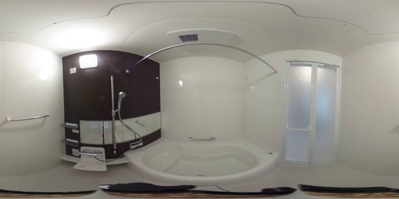 パノラマ画像バスルーム