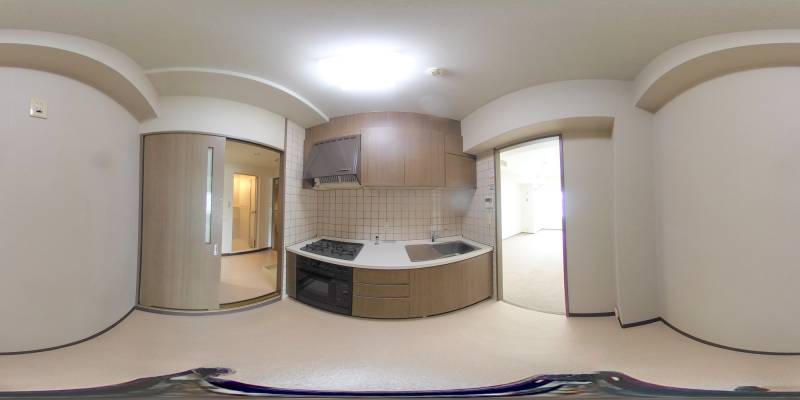 パノラマ画像キッチン