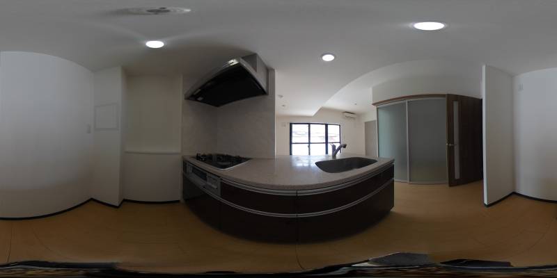 パノラマ画像キッチン