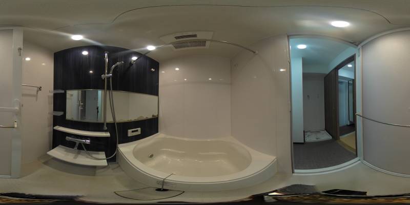 パノラマ画像バスルーム