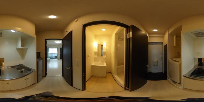 パノラマ画像キッチン