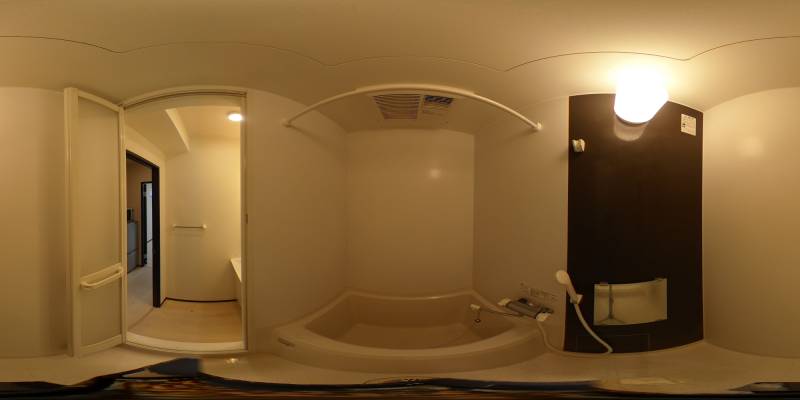 パノラマ画像バスルーム