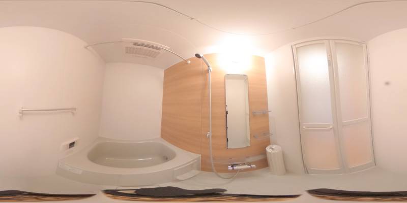 パノラマ画像バスルーム