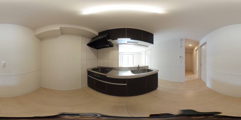 パノラマ画像キッチン