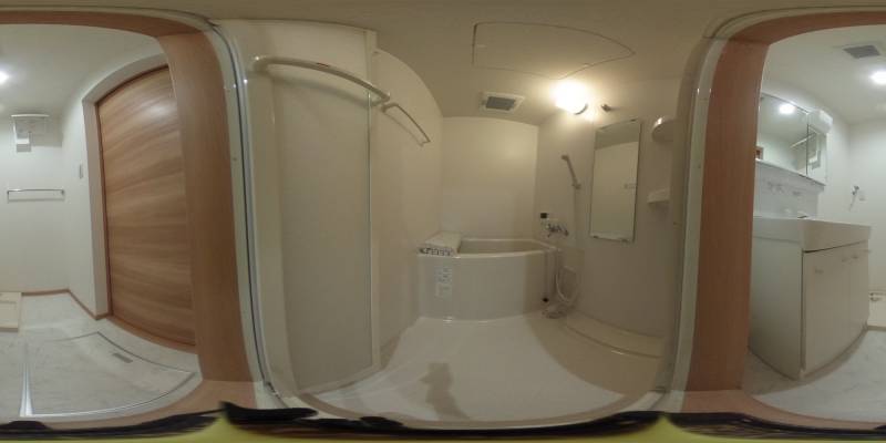 パノラマ画像バスルーム