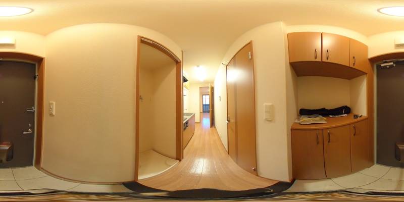 パノラマ画像玄関