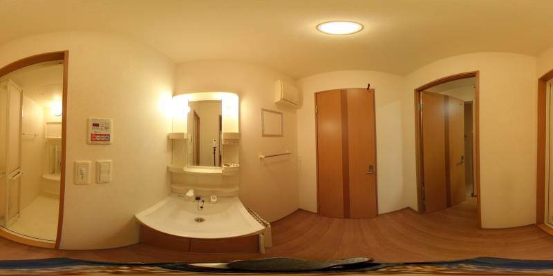 パノラマ画像洗面所