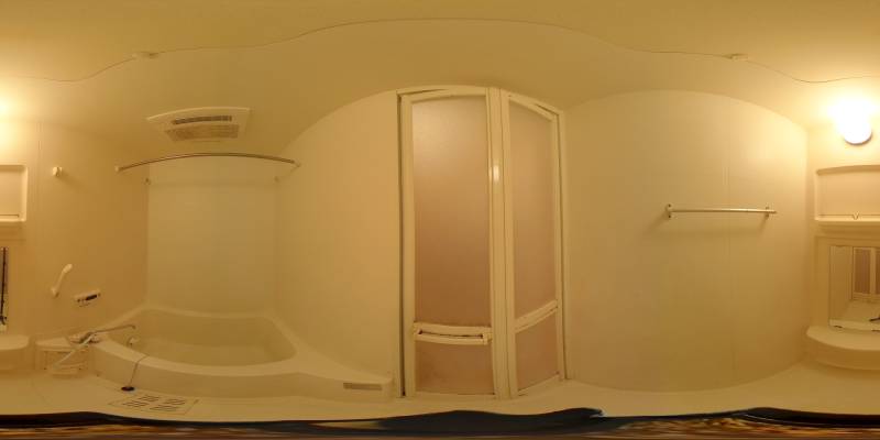 パノラマ画像バスルーム