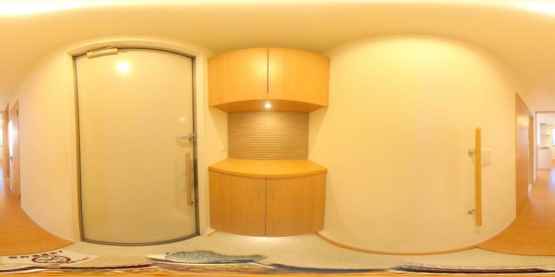 パノラマ画像玄関