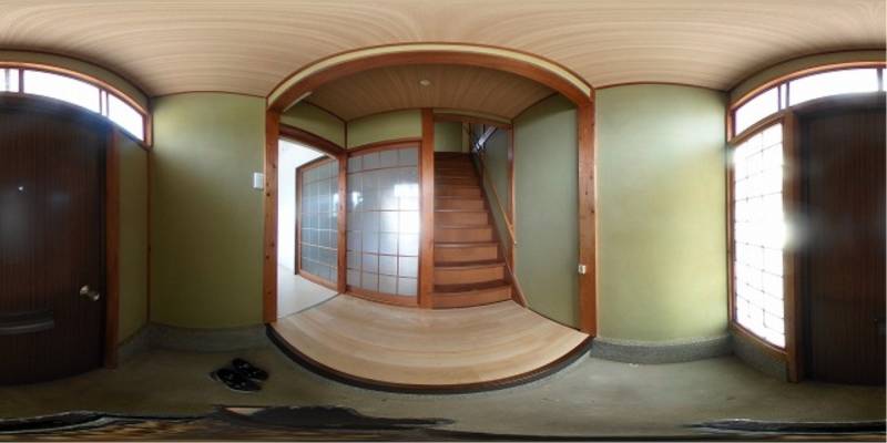 パノラマ画像玄関