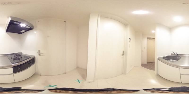 パノラマ画像キッチン