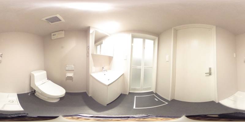 パノラマ画像洗面所