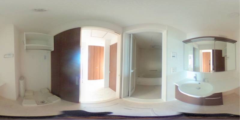 パノラマ画像洗面所