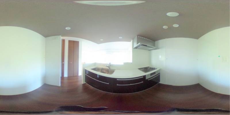 パノラマ画像キッチン