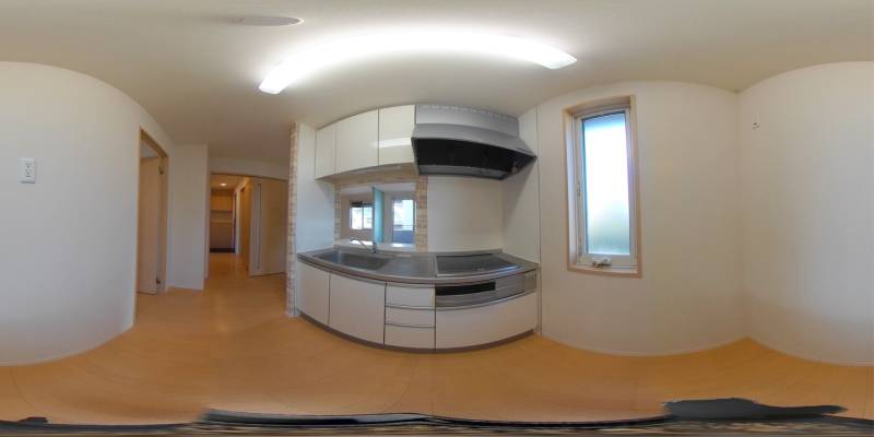 パノラマ画像キッチン