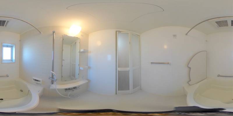 パノラマ画像バスルーム