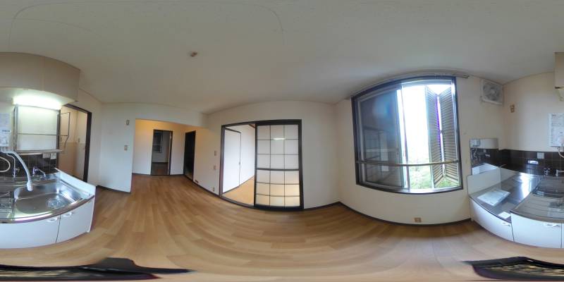 パノラマ画像キッチン