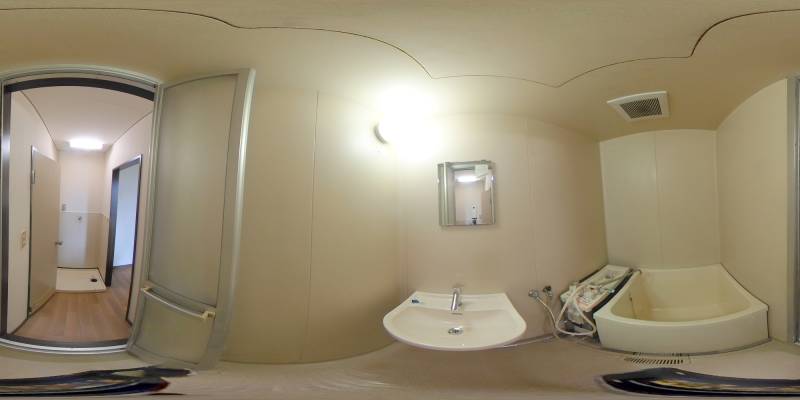 パノラマ画像バスルーム