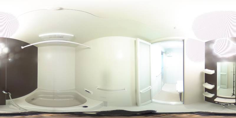 パノラマ画像バスルーム