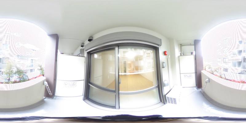 パノラマ画像バルコニー